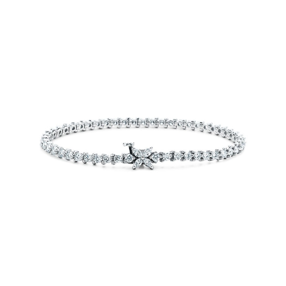Tiffany & Co Victoria Line Tennis Diamond Bracelet